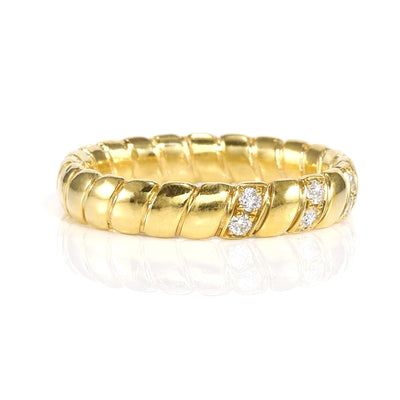 22k Yellow Gold Natural Diamonds Bridal Wedding Band Ring