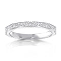18K White, Rose or Yellow Gold Diamonds Eternity Ring Band